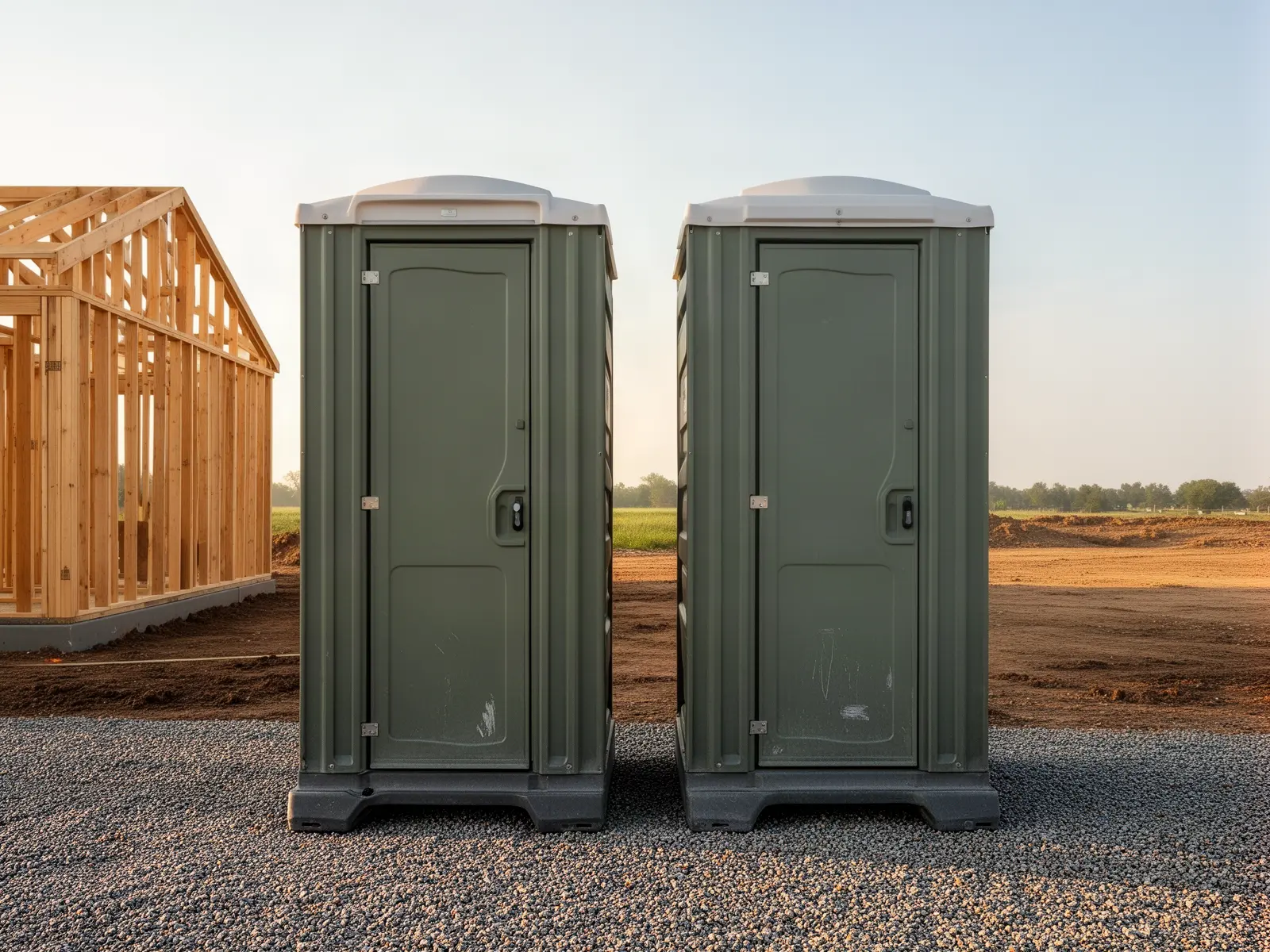 Clean porta potty unit from Brayworth Family Porta Potties in Clearwater, FL
